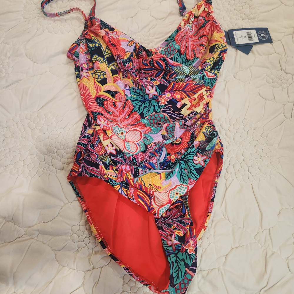 Caribbean Joe Size 8 Womens Swimsuit